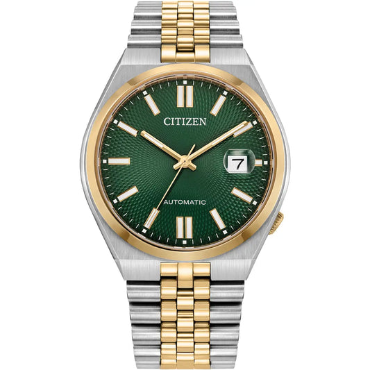 Citizen TSUYOSA 60 Automatic Two Tone Watch | Green