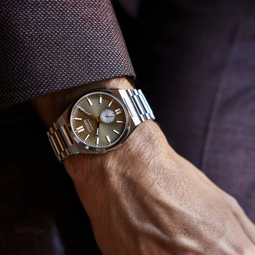 Citizen TSUYOSA Small Seconds Automatic Watch | Green - John Ross Jewellers