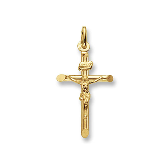 9ct Gold Crucifix Cross Pendant | Small