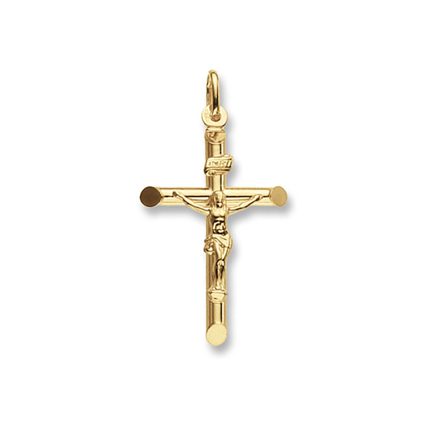 9ct Gold Crucifix Cross Pendant | Medium