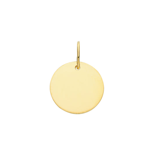 9ct Gold Disc Necklace - John Ross Jewellers