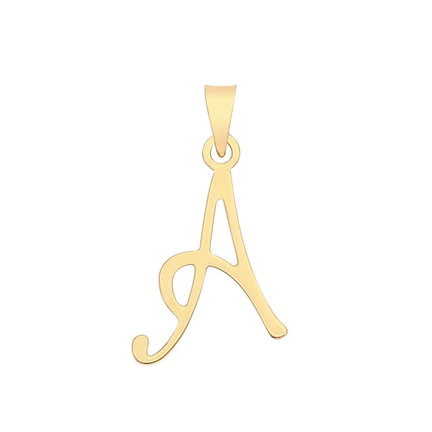 9ct Gold Fancy Letter Necklace - John Ross Jewellers