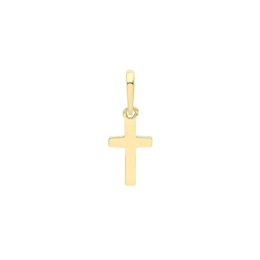 9ct Gold Teeny Tiny Cross Charm - John Ross Jewellers