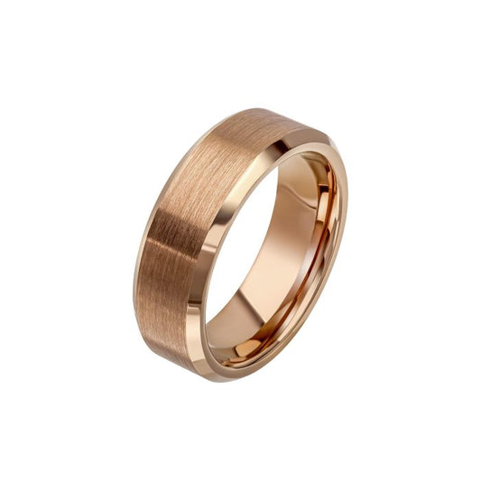 Fred Bennett Coffee Plated Tungsten Ring - John Ross Jewellers