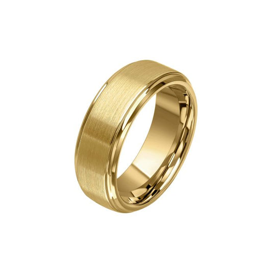 Fred Bennett Gold Plated Tungsten Ring - John Ross Jewellers