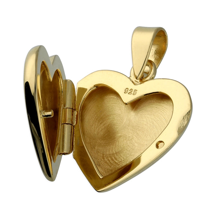 Sunshine Heart Locket Necklace - John Ross Jewellers