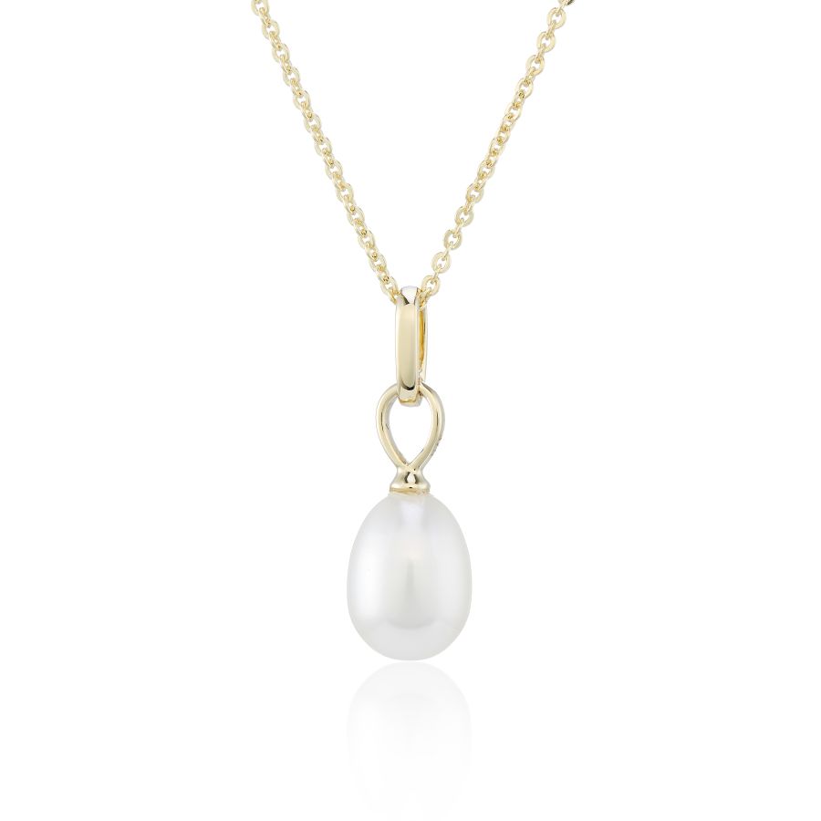 9ct Gold Cultured Freshwater Pearl Necklace