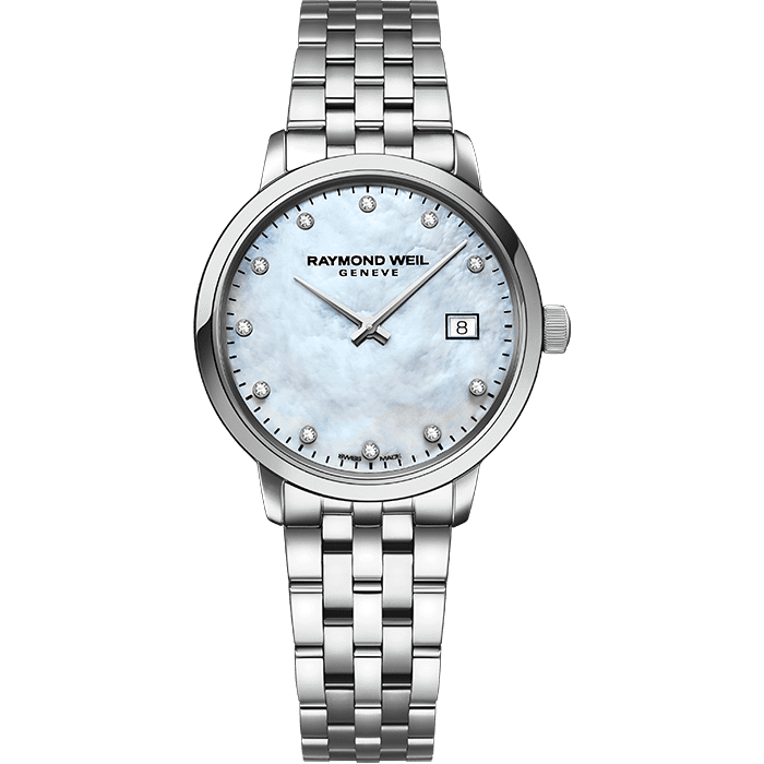 Raymond Weil Lady TOCCATA 29mm Steel, 11 diamonds - John Ross Jewellers