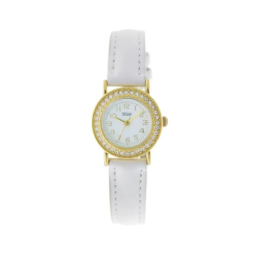 Holy Communion Watch with Sparkling Bezel Gold - John Ross Jewellers