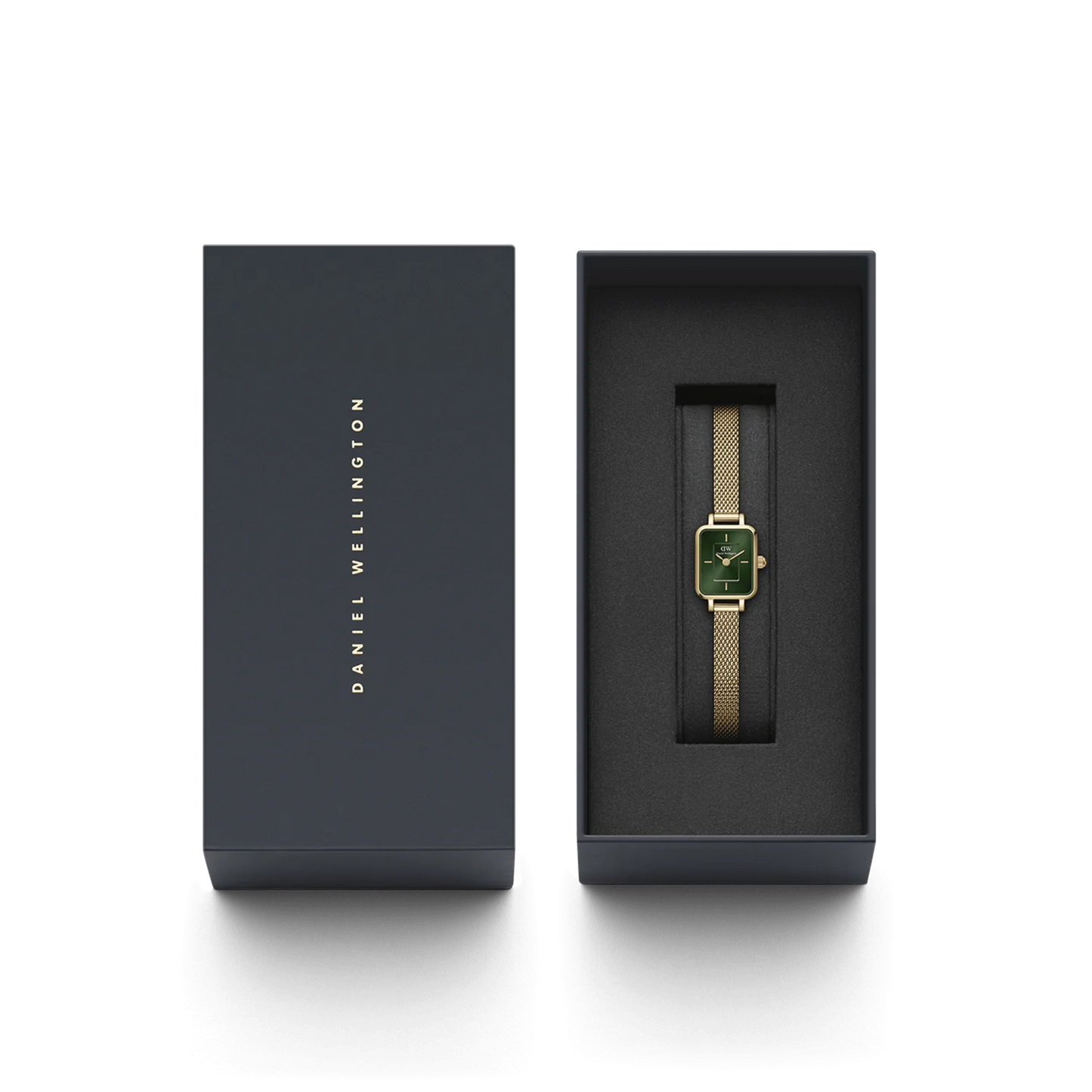 Daniel Wellington Watch Quadro Mini Evergold | Emerald - John Ross Jewellers