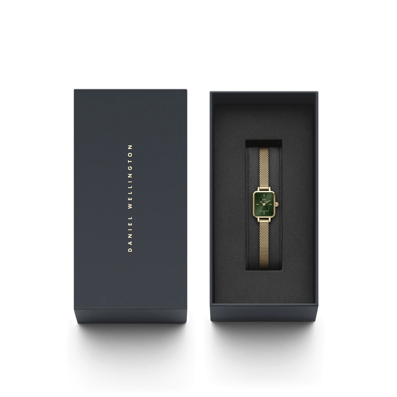 Daniel Wellington Watch Quadro Mini Evergold | Emerald - John Ross Jewellers