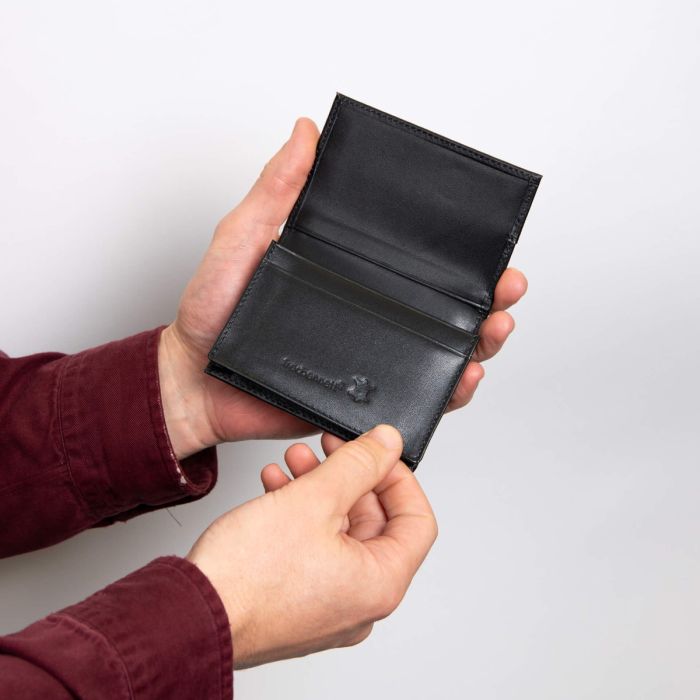 Fred Bennett Black Leather Card Holder - John Ross Jewellers