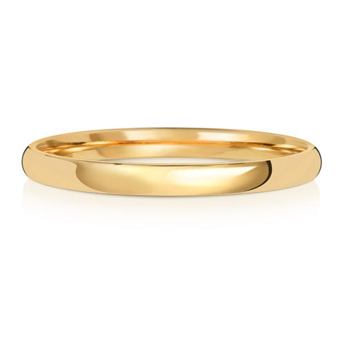 9ct Gold Court Ring | 2mm - John Ross Jewellers