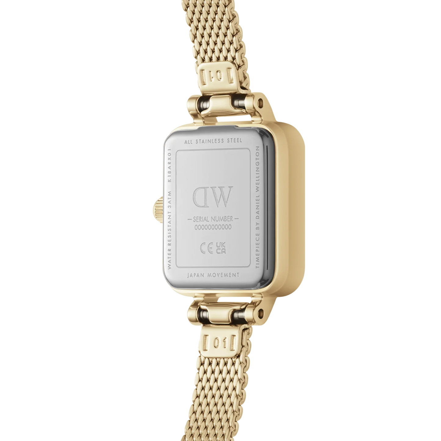 Daniel Wellington Quadro Mini Evergold | Blush - John Ross Jewellers