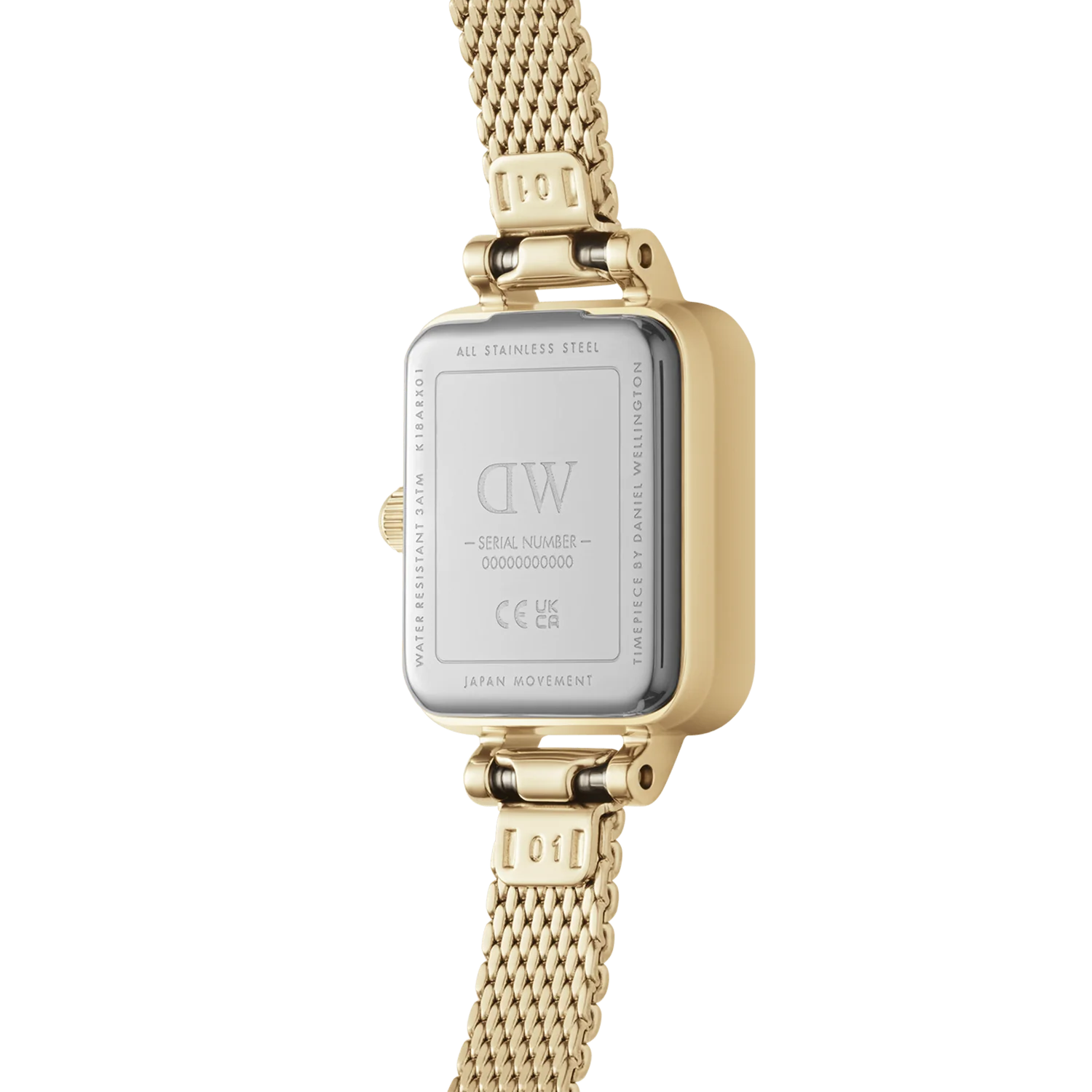 Daniel Wellington Quadro Mini Evergold | Blush - John Ross Jewellers