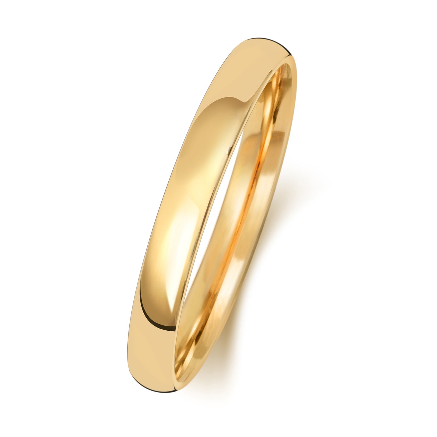 18ct Gold Light Court Ring | 2.5mm - John Ross Jewellers