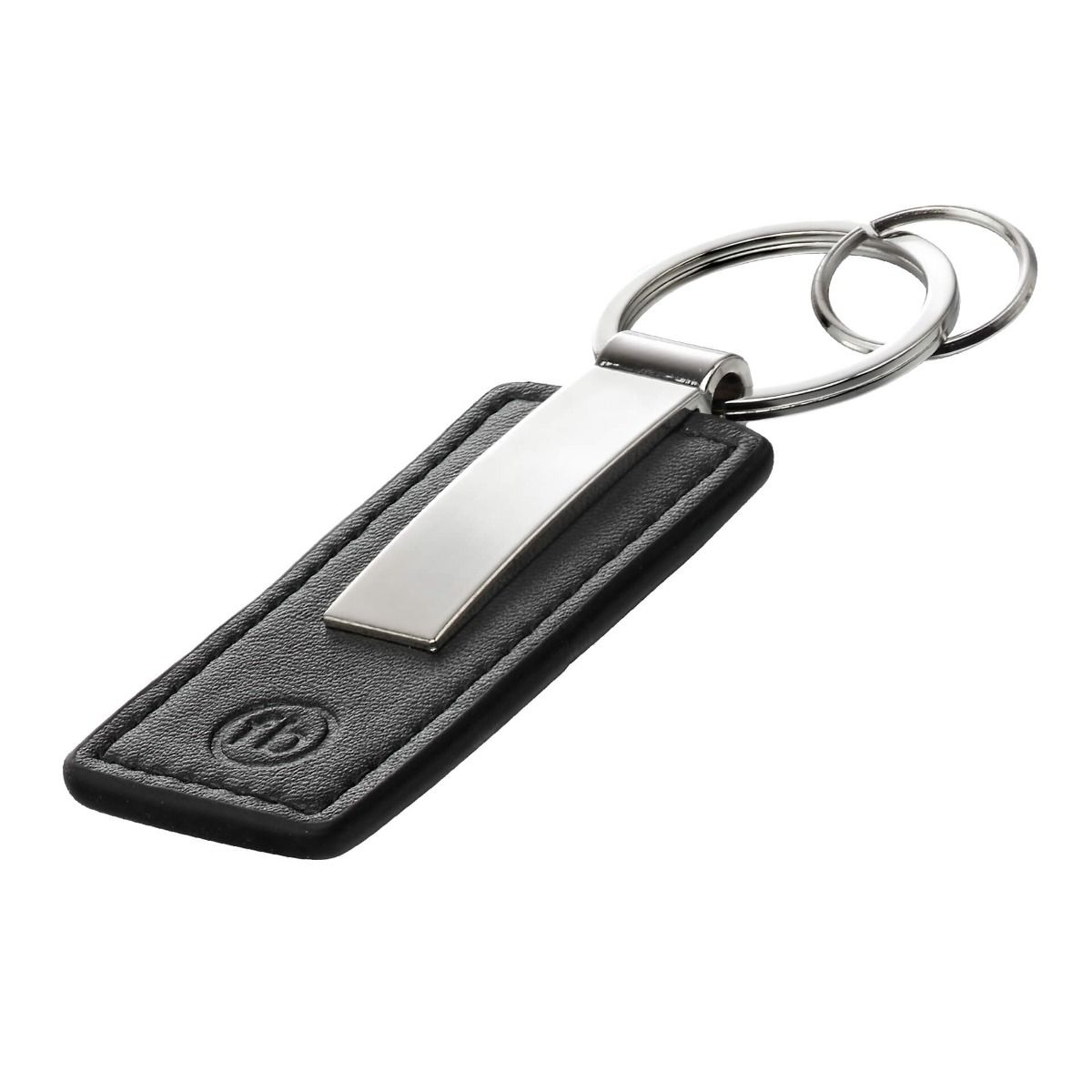 Fred Bennett Black Leather Keyring - John Ross Jewellers