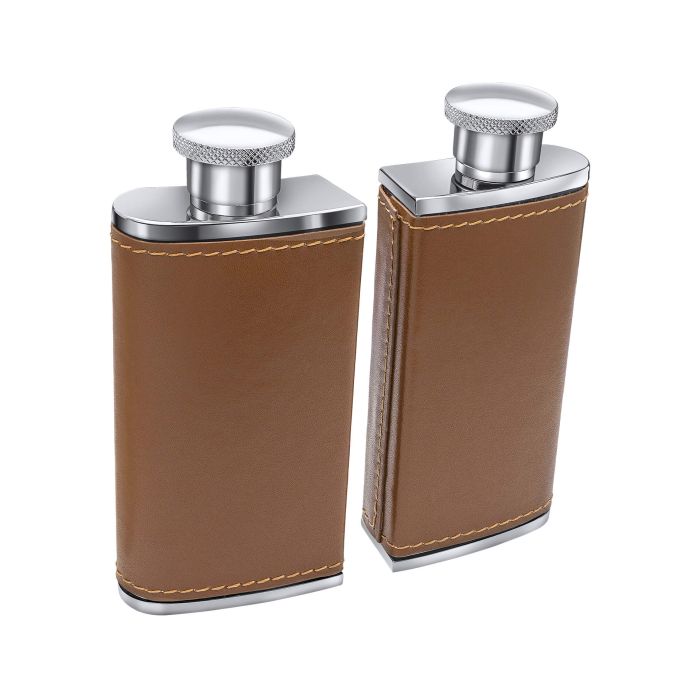 Fred Bennett Twin Hip Flasks - John Ross Jewellers