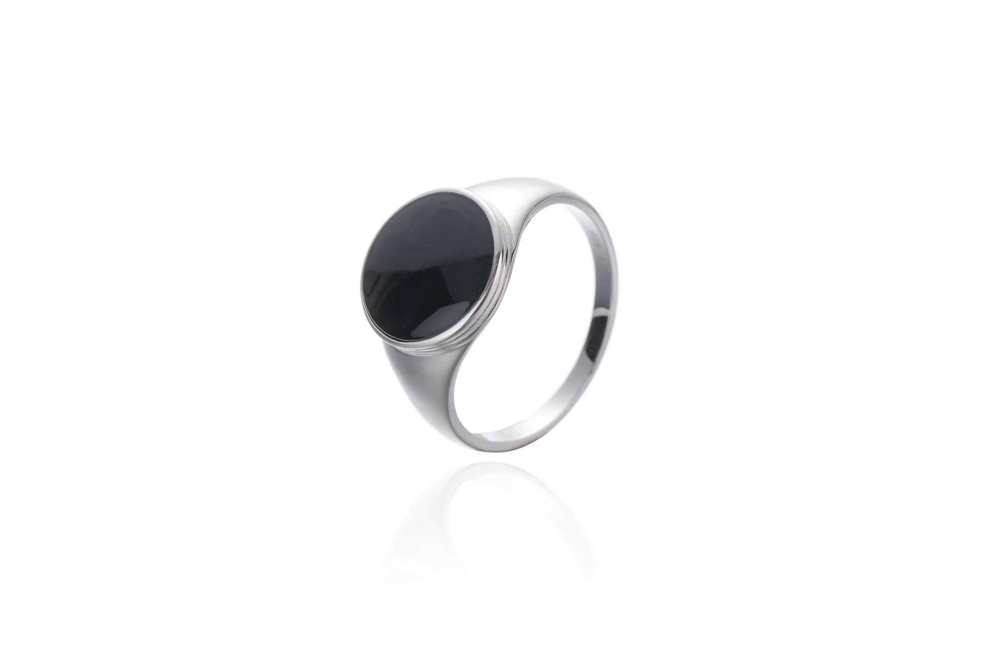 Silver Onyx Ring - John Ross Jewellers