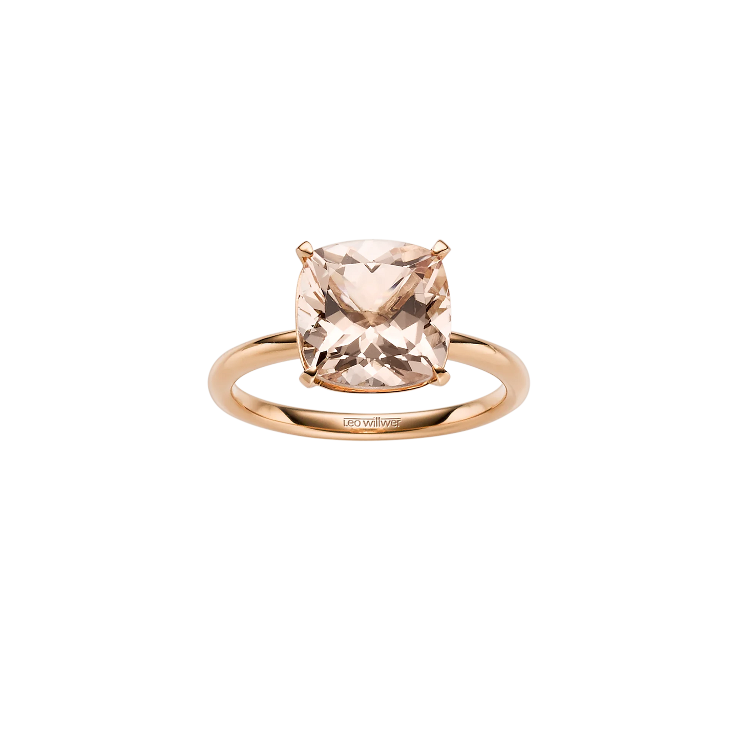 18ct Rose Gold Morganite Ring | 3.63ct - John Ross Jewellers