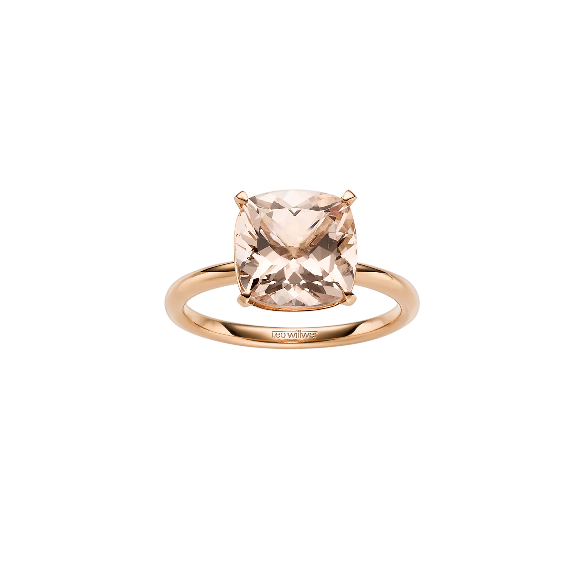 18ct Rose Gold Morganite Ring | 3.63ct - John Ross Jewellers