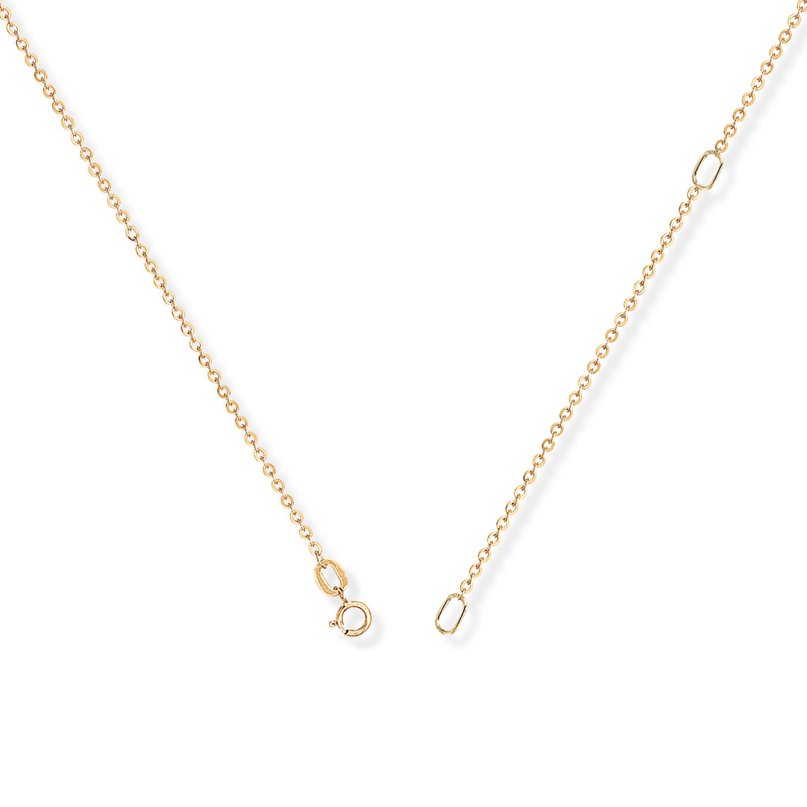 9ct Gold CZ Halo Pendant Necklace - John Ross Jewellers