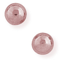 9ct Rose Gold 6mm Ball Stud Earrings - John Ross Jewellers