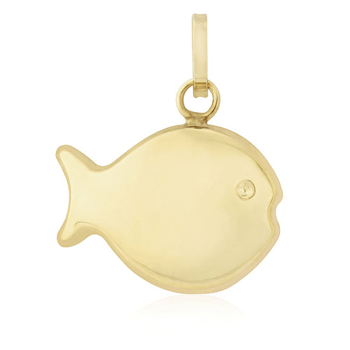 9ct Gold Fish Gold Charm - John Ross Jewellers