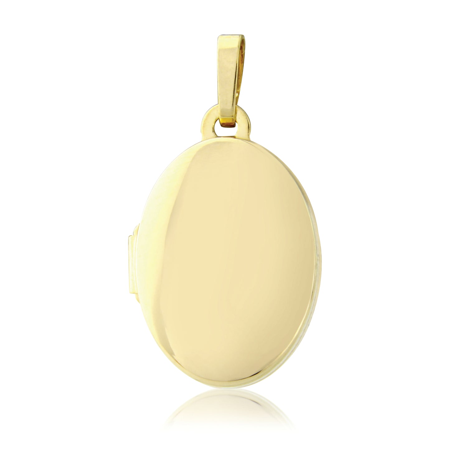 9ct Gold Oval Locket Necklace - John Ross Jewellers