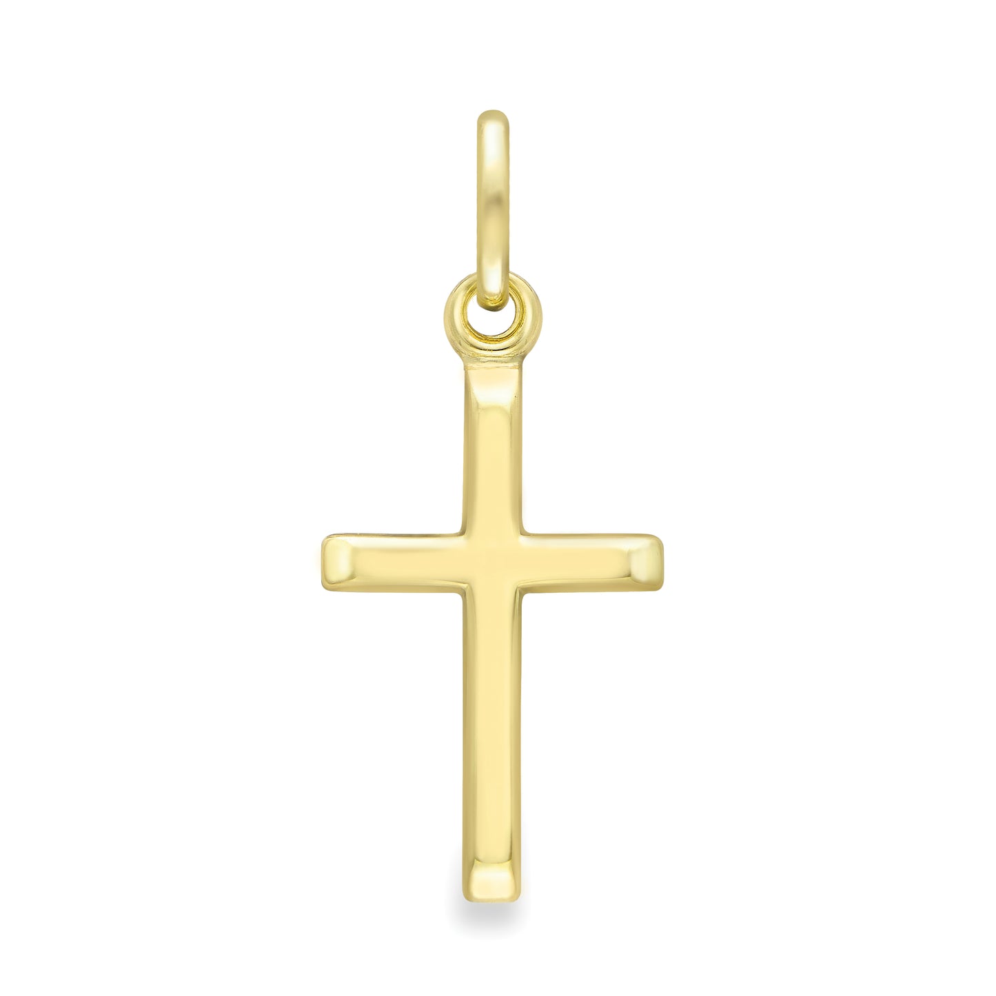 9ct Gold Solid Cross Necklace - Extra Small - John Ross Jewellers