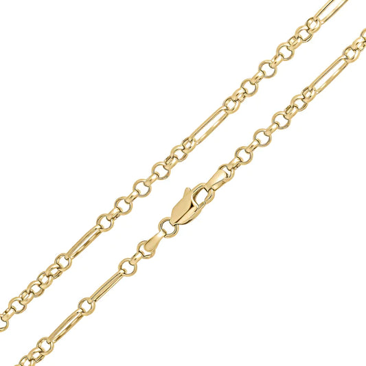 9ct Gold Belcher & Bar Bracelet - John Ross Jewellers