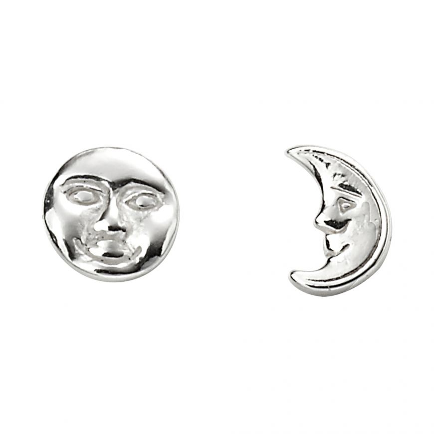 Marvellous Moon Stud Earrings - John Ross Jewellers
