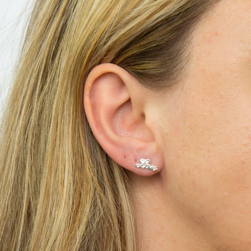 Love Stud Earrings - John Ross Jewellers