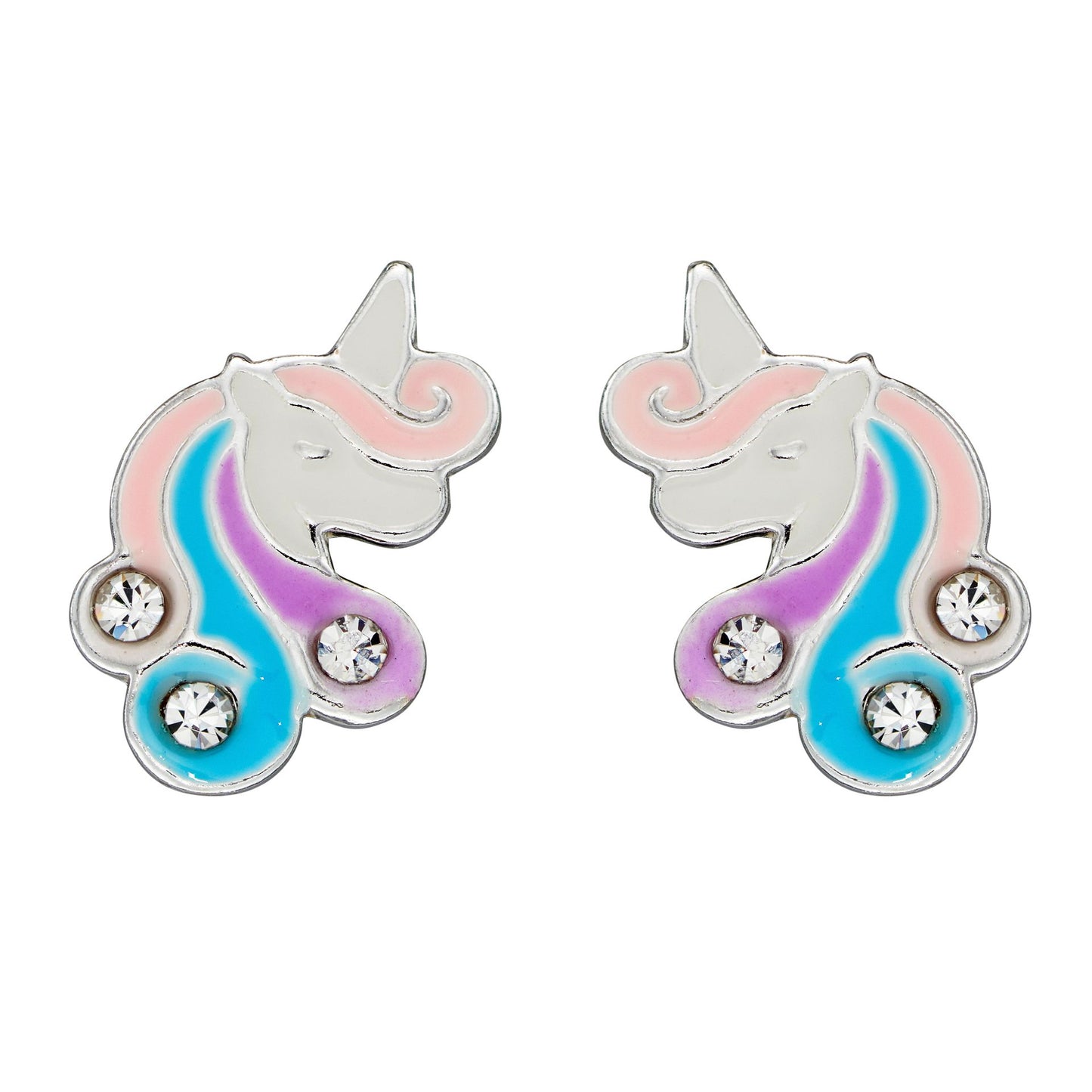 Sparkling Unicorn Stud Earrings - John Ross Jewellers