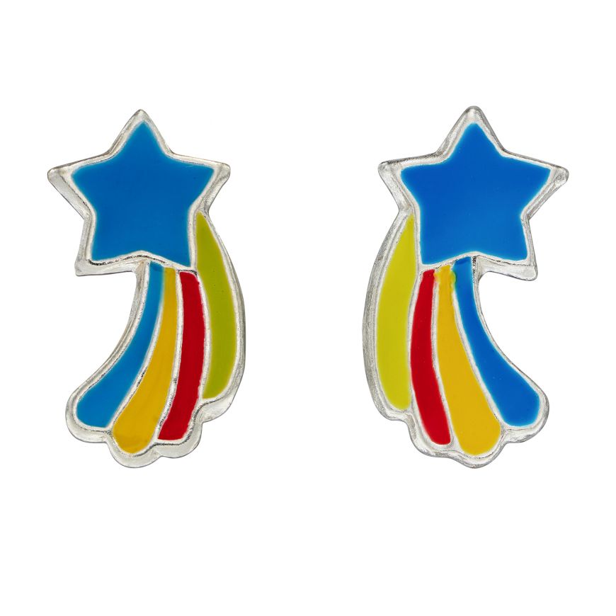 Star & Rainbow Stud Earrings - John Ross Jewellers