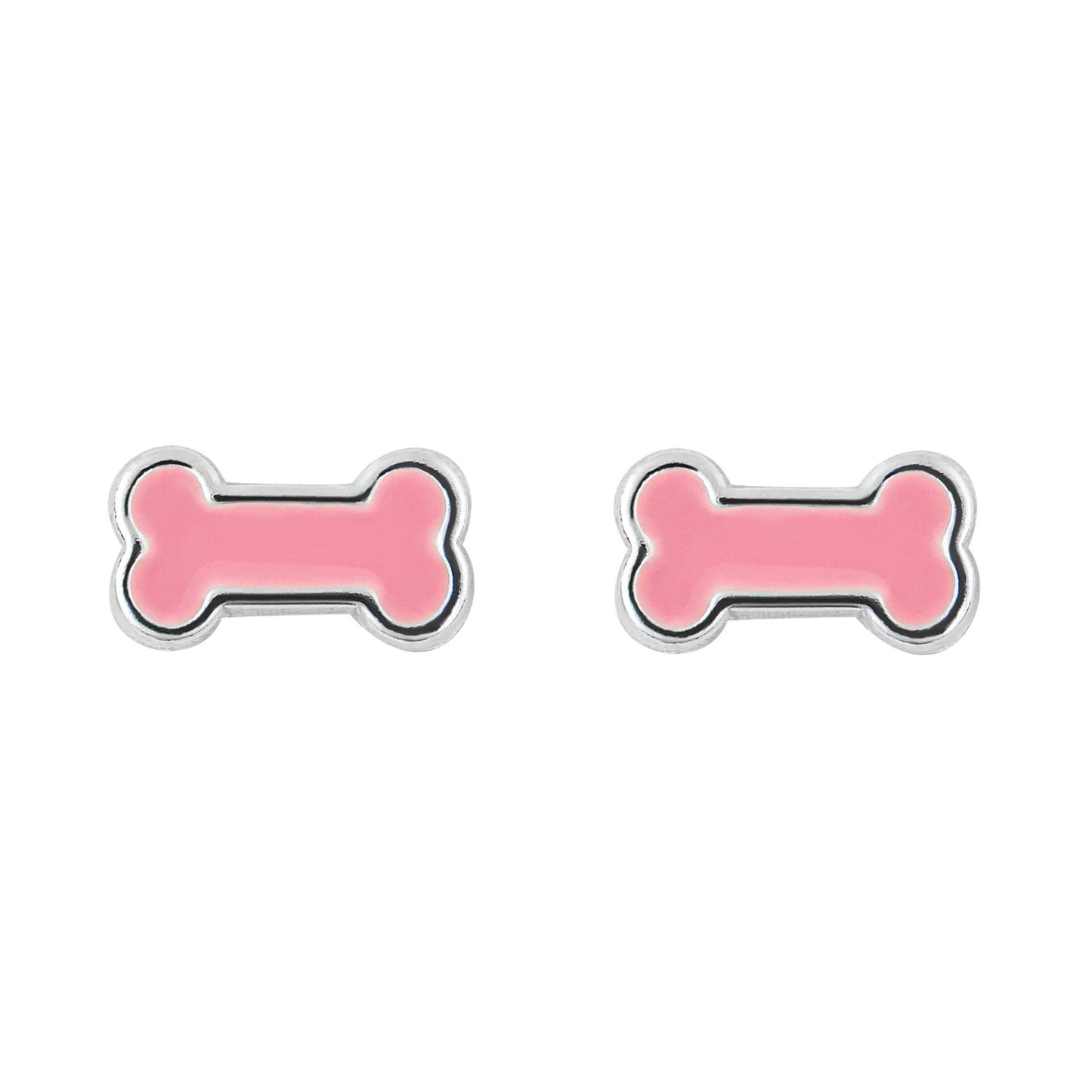 Pink Bone Stud Earrings - John Ross Jewellers