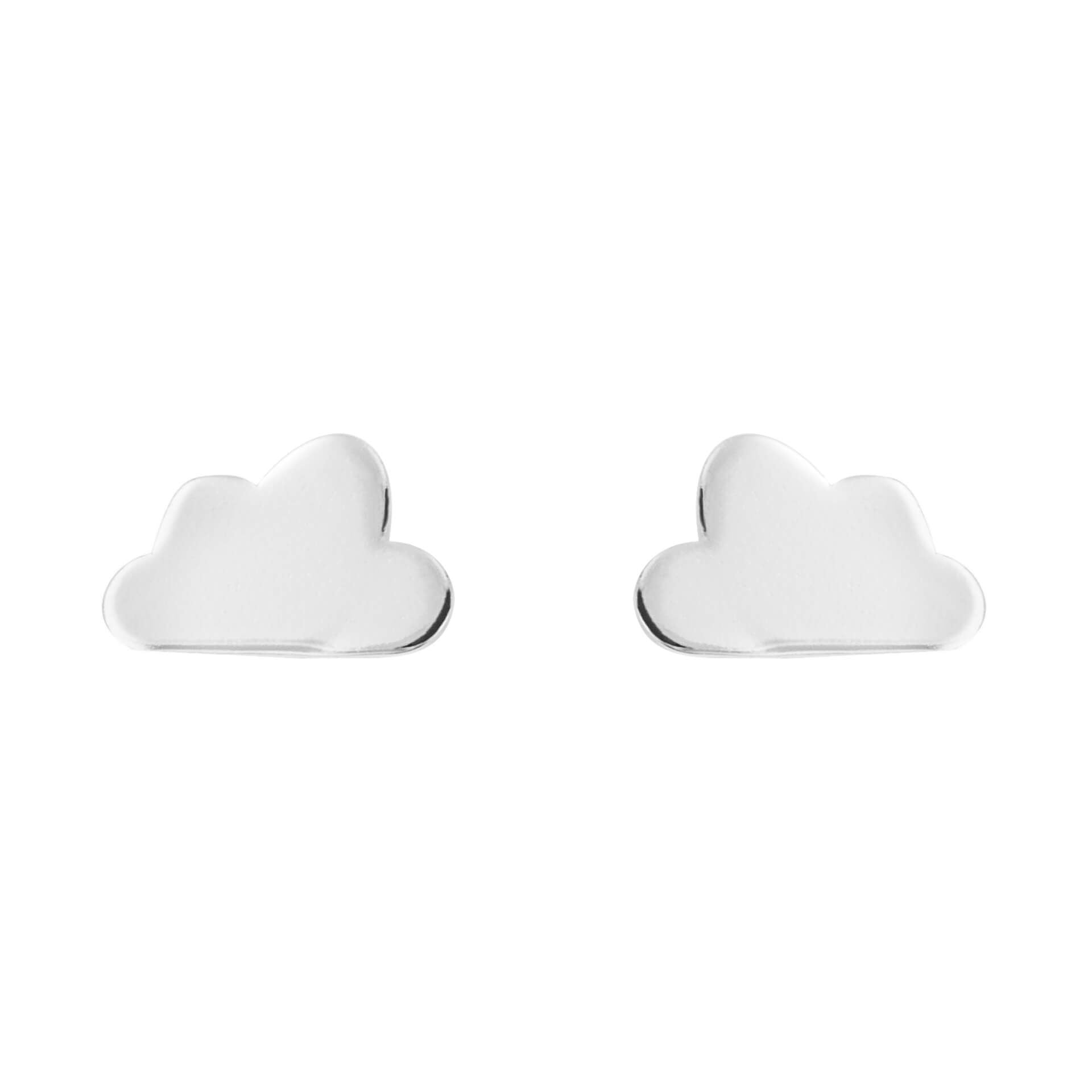 Floating Cloud Stud Earrings - John Ross Jewellers