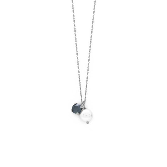 Victoria Cruz Crystal & Pearl Necklace - John Ross Jewellers