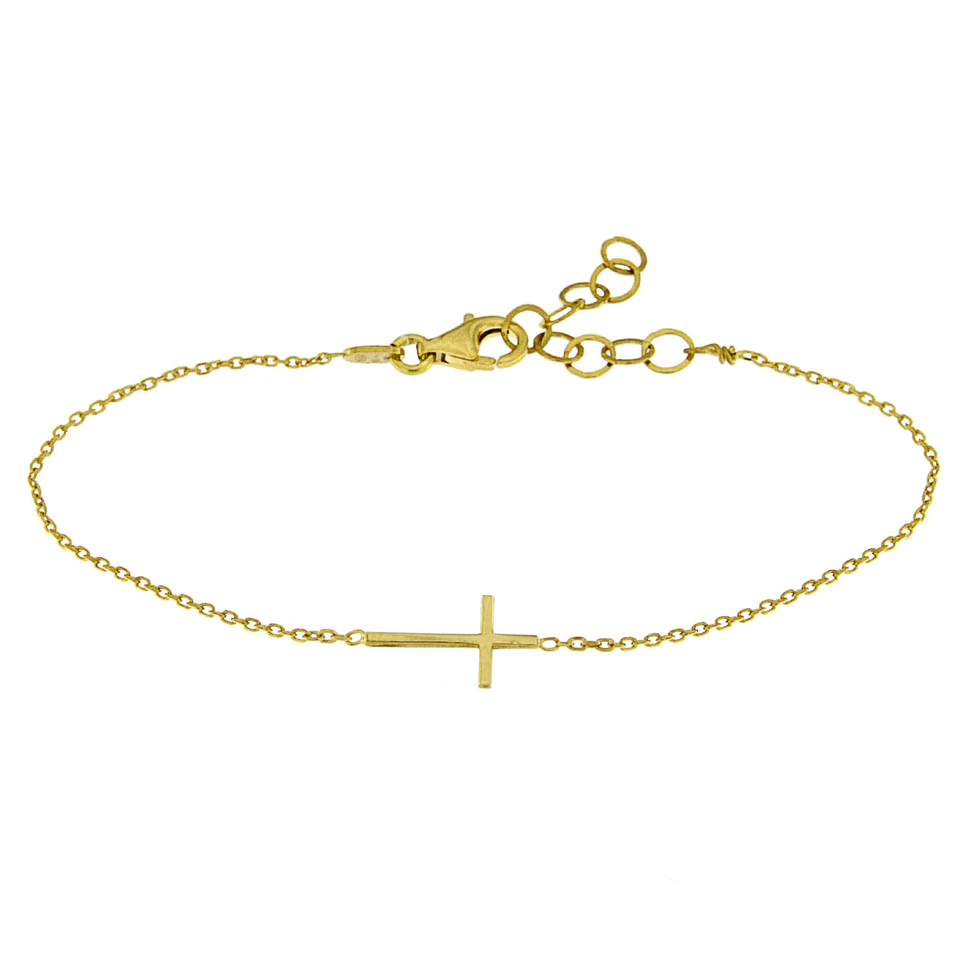 Sunshine Simple Cross Bracelet - John Ross Jewellers