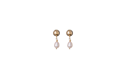 Sunshine Freshwater Pearl Drop Earrings | 25mm - John Ross Jewellers