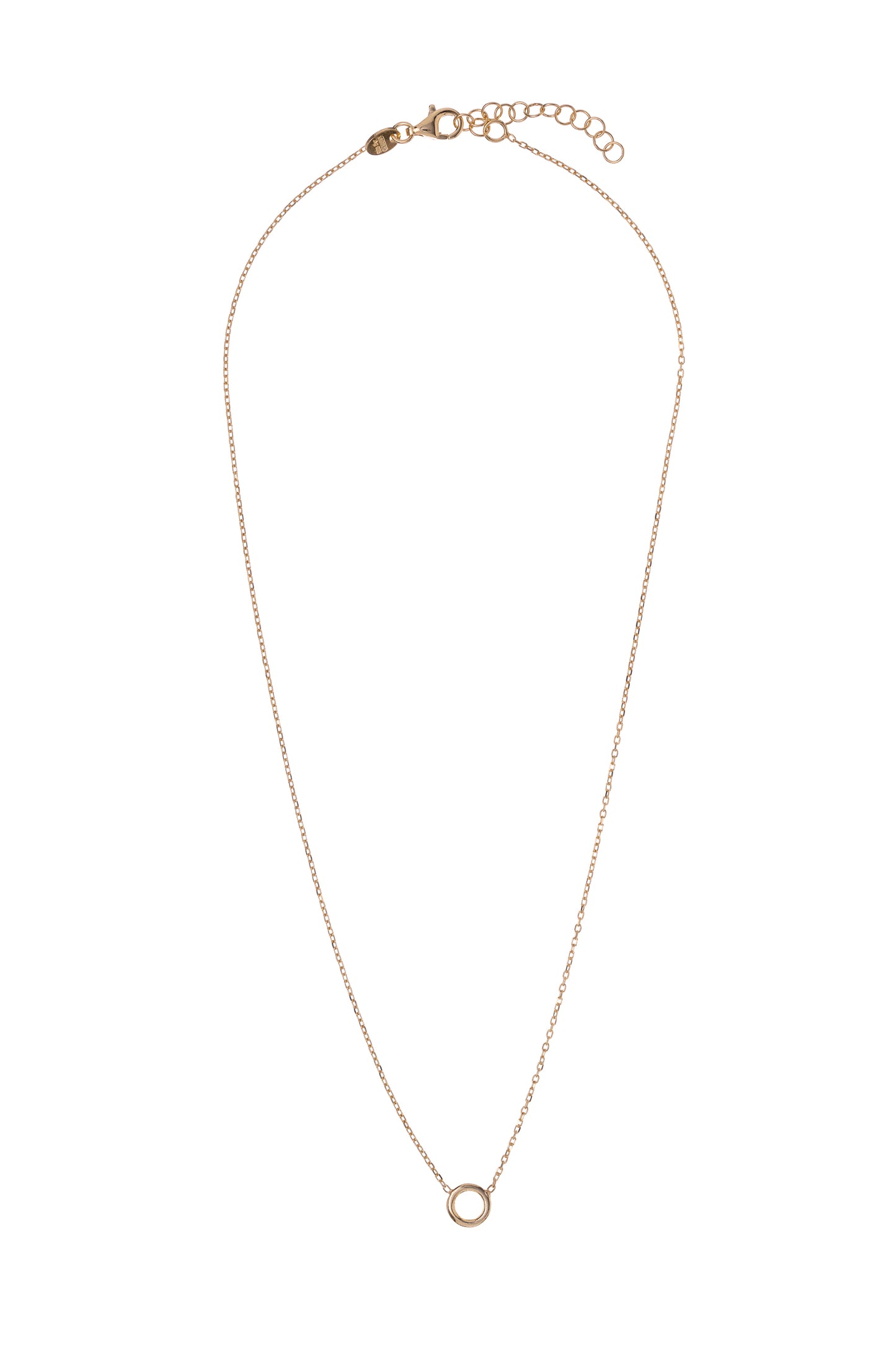 Sunshine Simple Open Circle Necklace - John Ross Jewellers