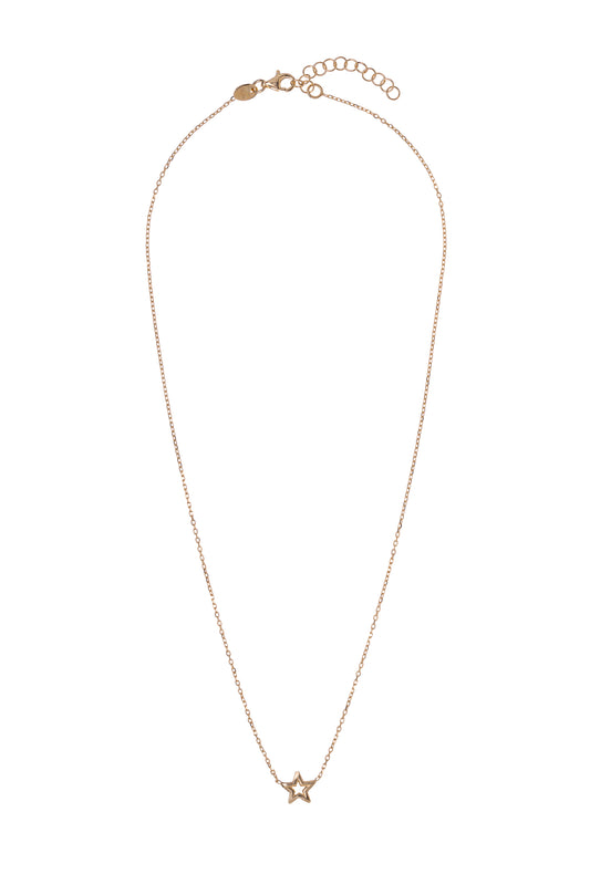 Sunshine Simple Open Star Necklace - John Ross Jewellers