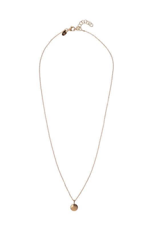 Sunshine Simple Solid Circle Necklace - John Ross Jewellers