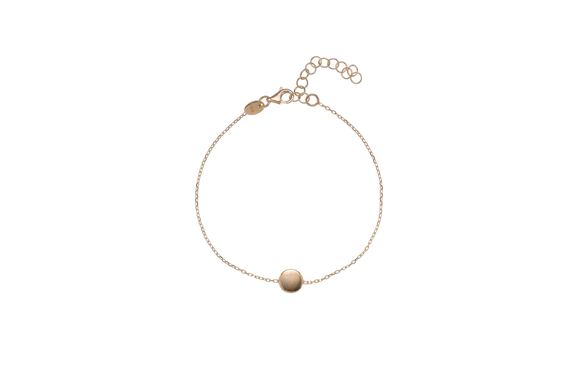 Sunshine Simple Solid Circle Bracelet - John Ross Jewellers