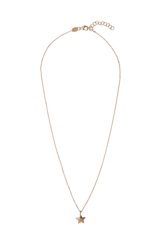 Sunshine Simple Solid Star Necklace - John Ross Jewellers