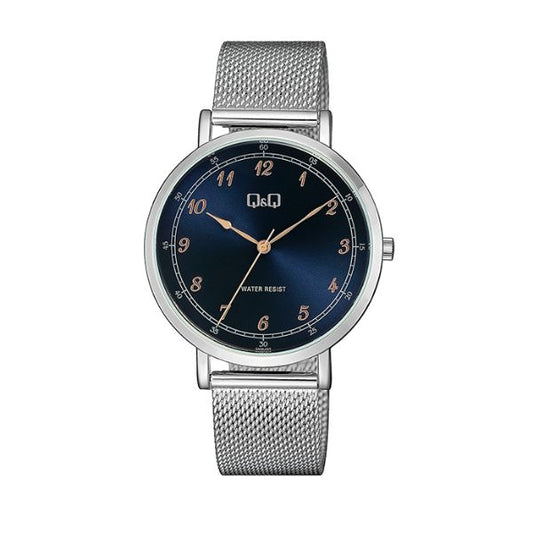 Q&Q Silver Mesh Watch - John Ross Jewellers