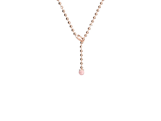 REBECCA Bronze Lariat Necklace With Stones - John Ross Jewellers