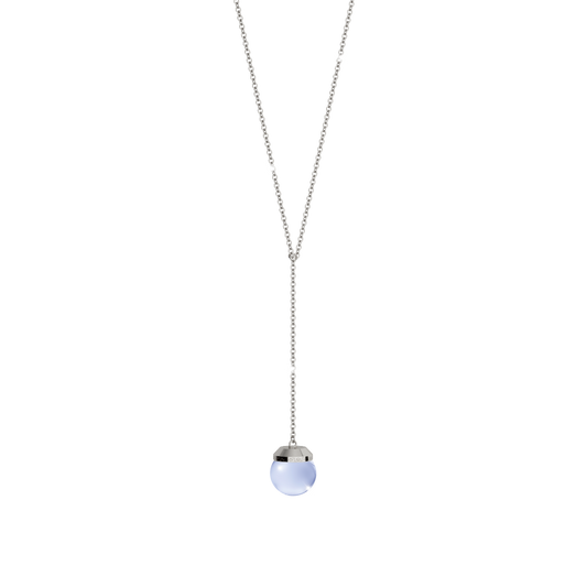 REBECCA Hollywood Stone Necklace - Lariat Lavender - John Ross Jewellers