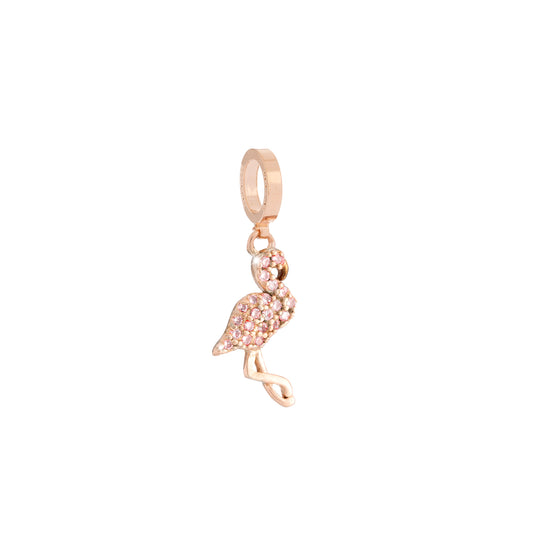 REBECCA MyWorld Pearl Bracelet - Rose Flamingo Charm - John Ross Jewellers