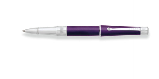 Cross Beverly Purple Laquer Rollerball Pen - John Ross Jewellers